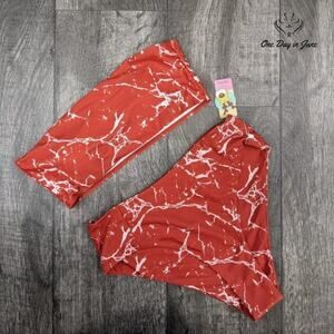 Deer Mum Bandeau Bikini Swimsuit Size S